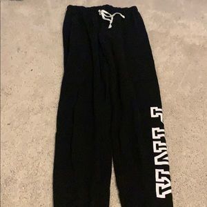 black sweatpants